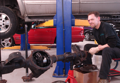 Drew Levin at Drews Garage auto repair